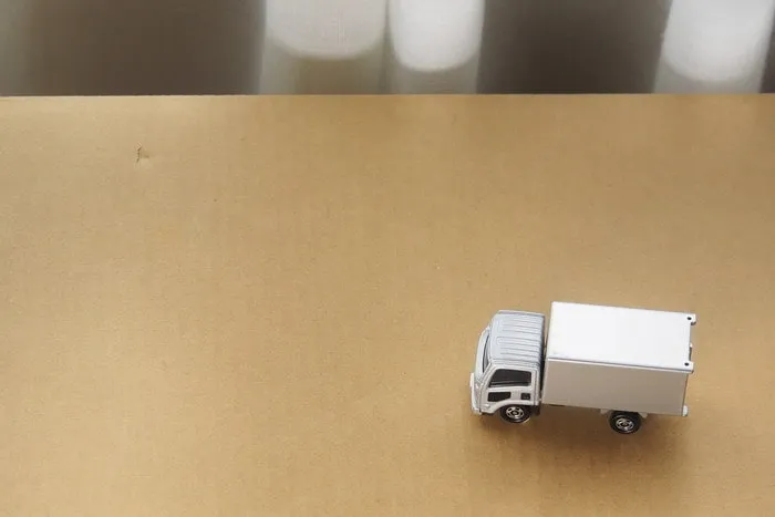 ミニカーのトラック